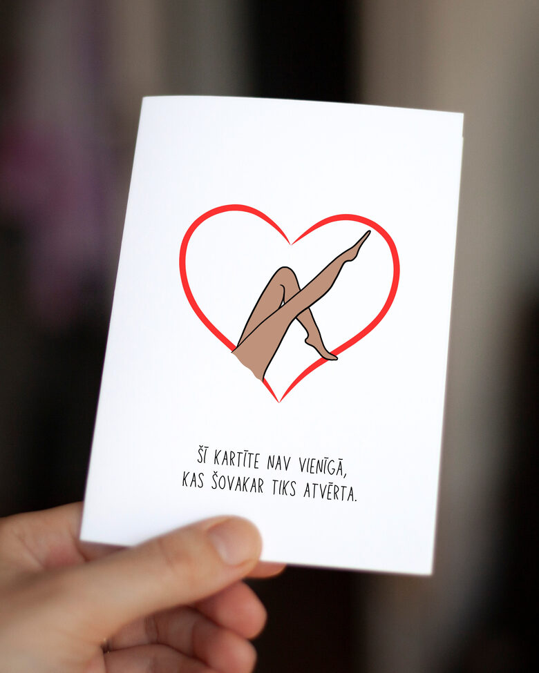 Atvērt ne tikai kartīti.