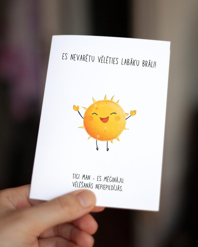 Vari izvēlēties - brālim/māsai