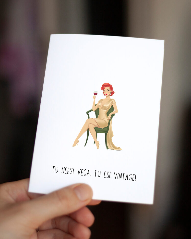 Tu esi vintage.