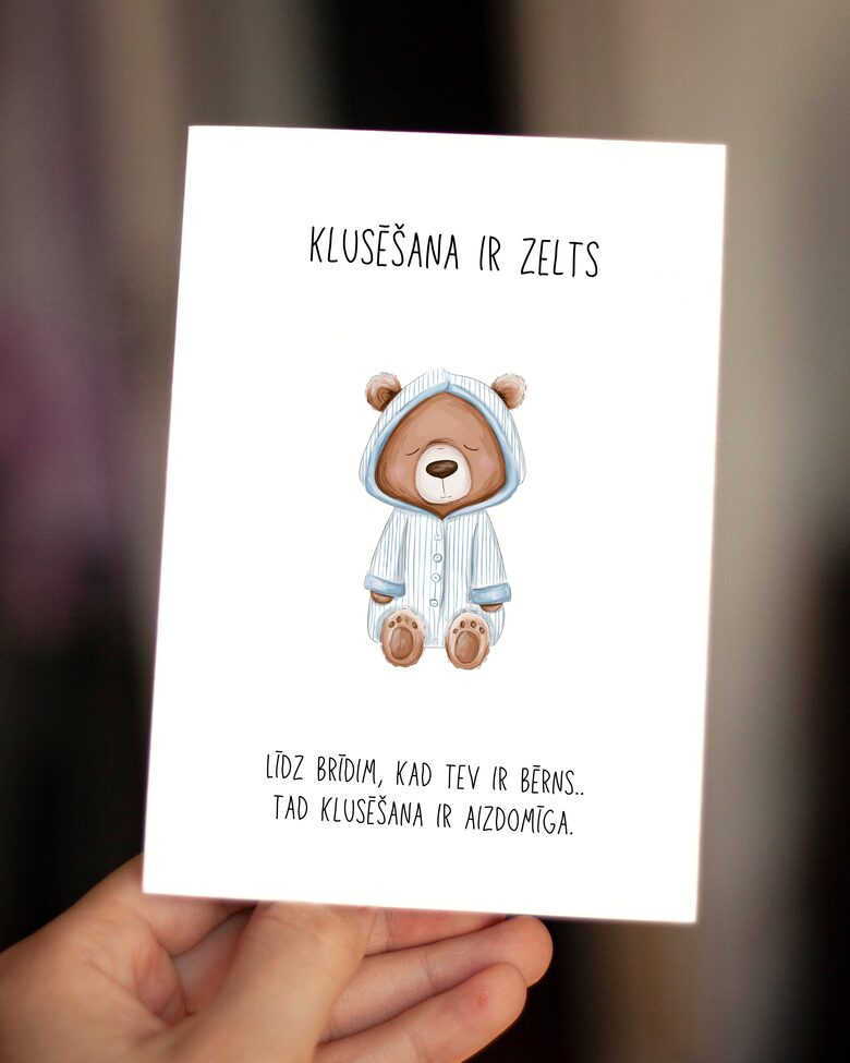 Klusēšana ir zelts.