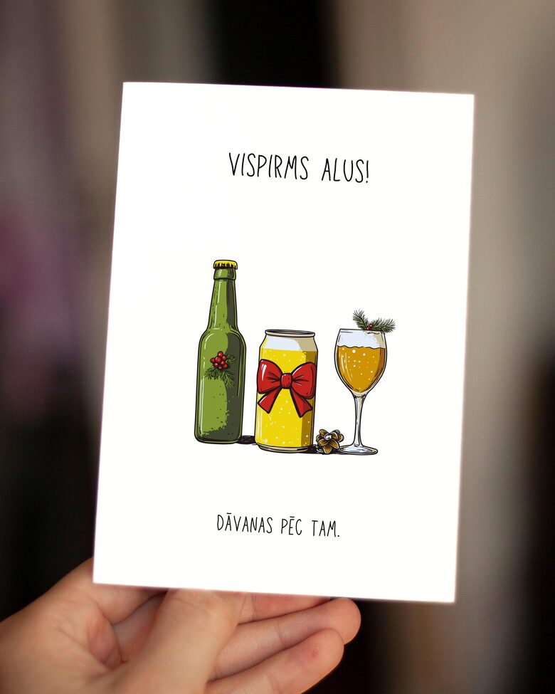 Vispirms alus.