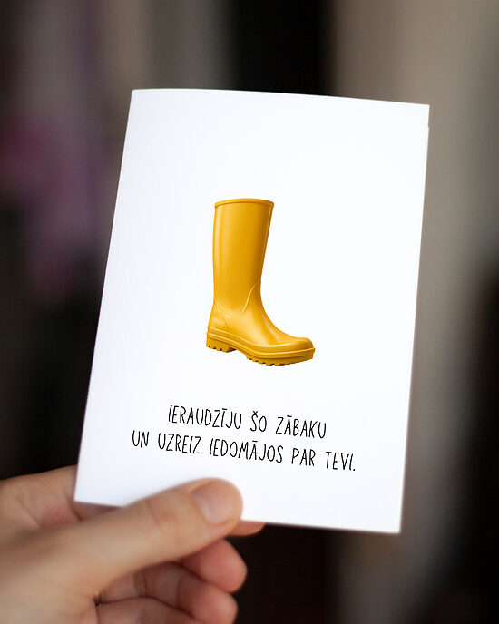Tu esi zābaks.