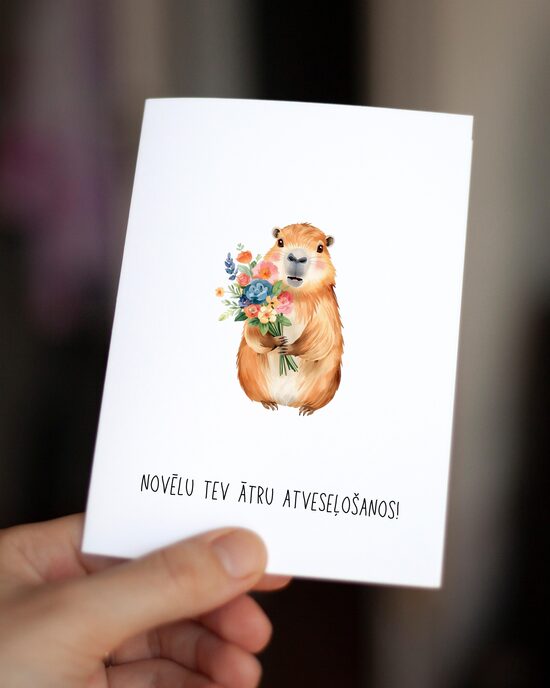 Ātru atveseļošanos.