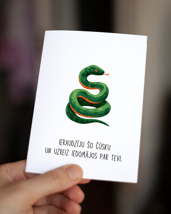 Tu esi čūska.