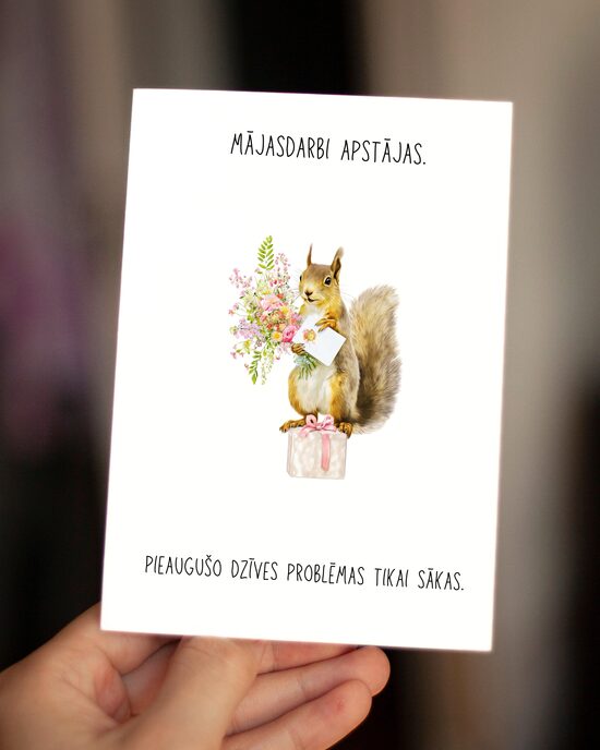 Mājasdarbi apstājas.