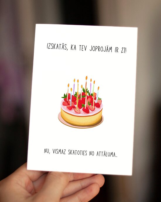 No attāluma izskatās, ka tev ir 21!