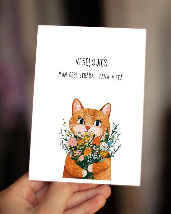 Besī strādāt tavā vietā.